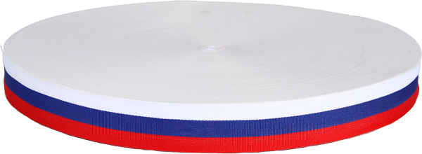 Лента в рулоне (шир. 35мм) V35-W/BL/RD, м