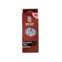 Шнурки для коньков "BIG BOY Elite Line с пропиткой" арт. BB-LACES-EL-274WT, полиэстер, 274см, белый