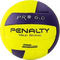 Мяч вол. PENALTY BOLA VOLEI 6.0 PRO, арт.5416042420-U, р.5, микрофибра, термосшивка, желт-фиол