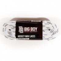 Шнурки для коньков "BIG BOY Comfort Line с пропиткой" арт.BB-LACES-CL-274WT, полиэстер, 274см, белый