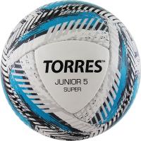 Мяч футб. "TORRES Junior-5 Super HS"арт.F320305, р.5,вес 350-370 г, ПУ,4сл,16 п,руч.сш,бел-гол-сер