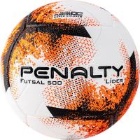 Мяч футзал. PENALTY BOLA FUTSAL LIDER XXI, арт.5213061641-U, р.4, PU, термосшивка, бело-сине-красн