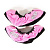 Чехлы для коньков мягкие "BIG BOY" арт.BB-COV-DS-P-M, полиэстер, розовые