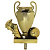 Фигура B326/G футбол (H-8 см)