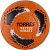 Мяч футб. "TORRES Winter Street" арт.F020285, р.5, 32 пан, рез, 4 подкл. слоя, руч. сшив,оранж-чер