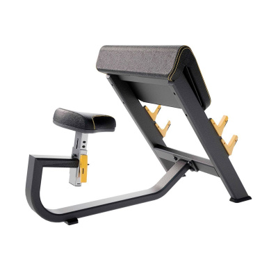 E-1044В Скамья для бицепса с сиденьем. Скамья Скотта (Seated Preacher Curl) РАСПРОДАЖА