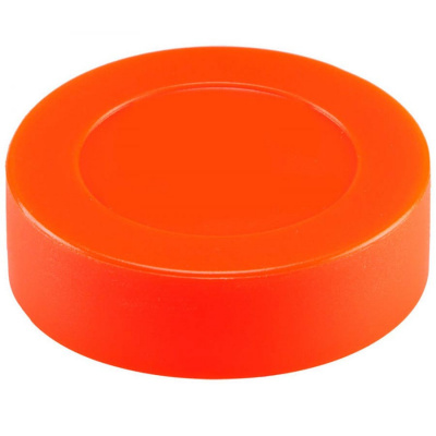 Шайба для дриблинга "BIG BOY", арт.BB-PUCK-PVC-DR-L, диам.70мм, выс.25мм, вес 58 гр, резина, оранжев